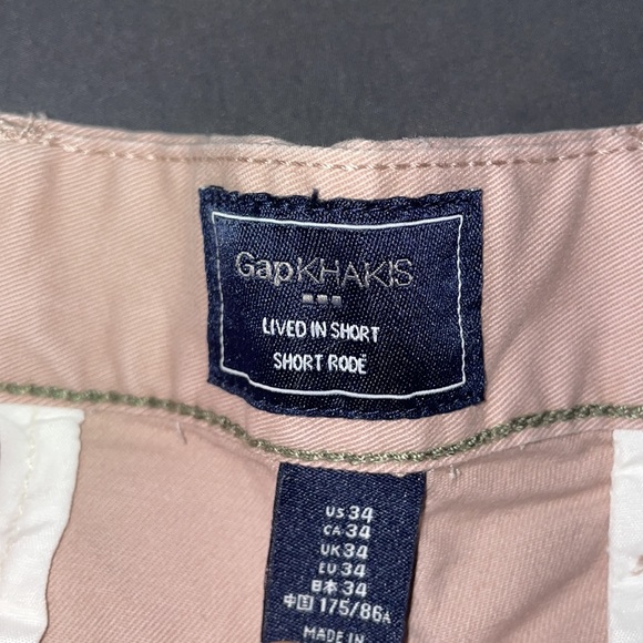 Pink Khaki Shorts - Picture 3 of 3
